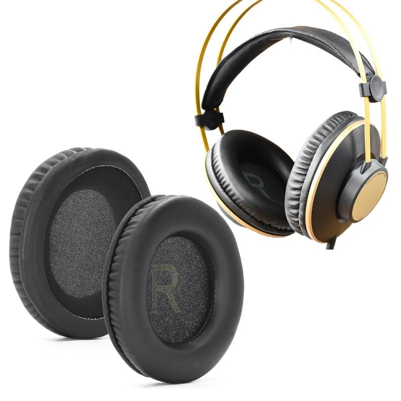 Replacement Ear Pad Featuring Memory Foam and Protein Leather Earmuff for K52 K72 K92 K240 242 Headphone Earpads