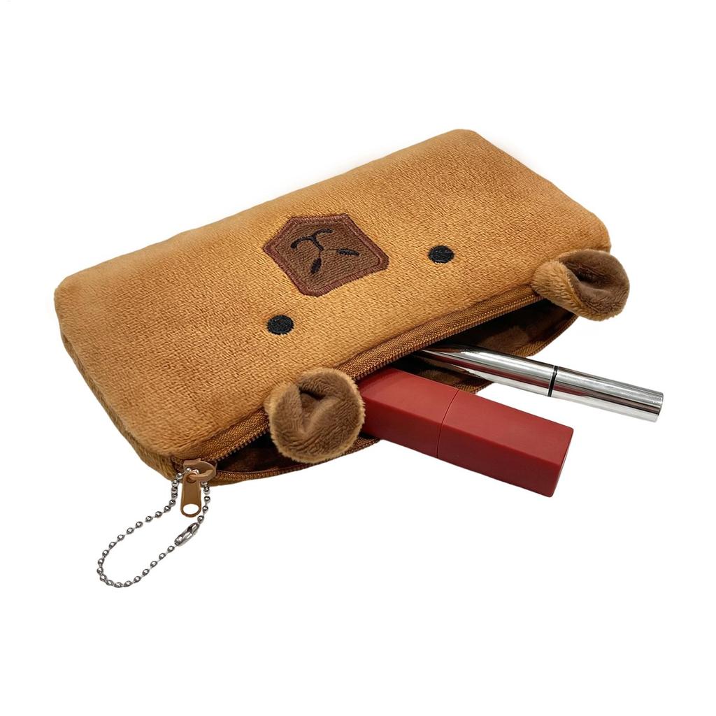 Capibala Plush Pencil Case Cute Large Capacity Pencil Case Office Storage Bag Student Stationery School Supplies Pencil Cases