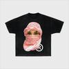 Retro Middle Eastern Girl Keffiyeh Oversized Y2k Graphic Tee Cotton Unisexs Unisexs Tshirt Summer Streetwear