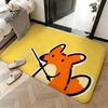 Soft Absorbent Non-Slip Rug Animal Fox Floor Mat Home Decor Doormat Bedroom Floor Mat Shower Carpet