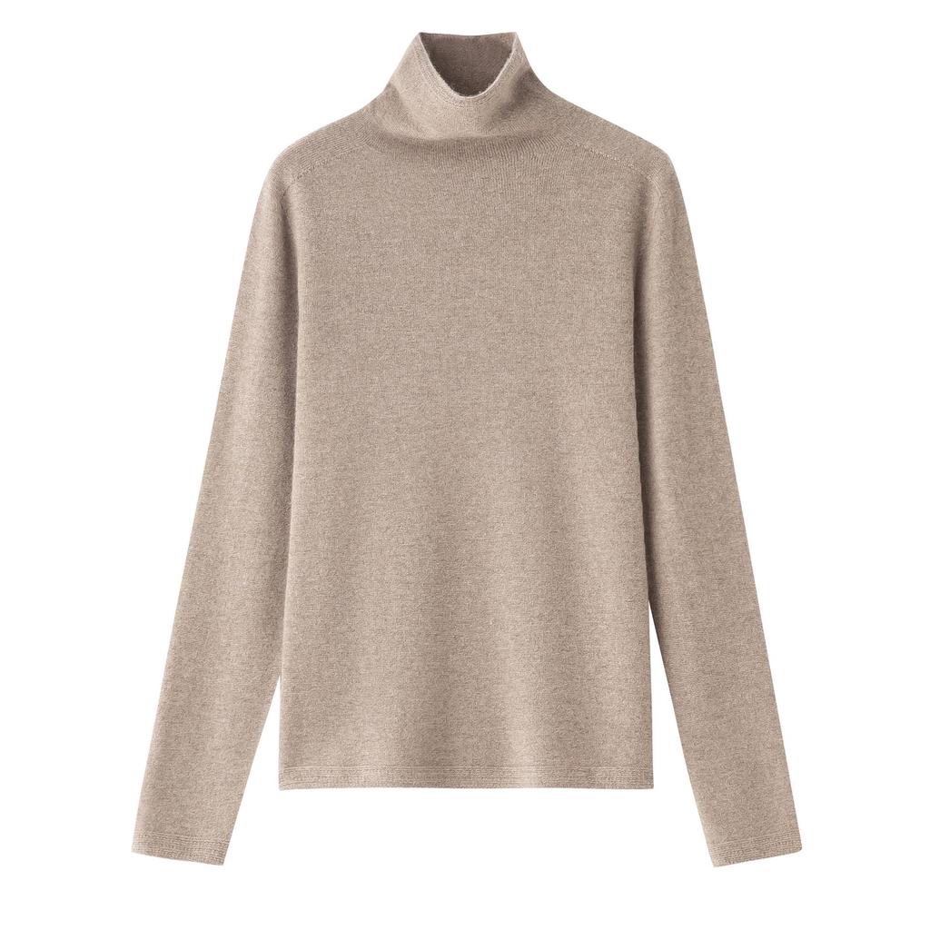 LF25009 First-line Seamless Wool High Neck Slim-Fit Knit Sweater