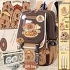 Capybara Backpack: Cute, Funny, Large Capacity, Stain-Resistant, Multifunctional for Middle School Girls