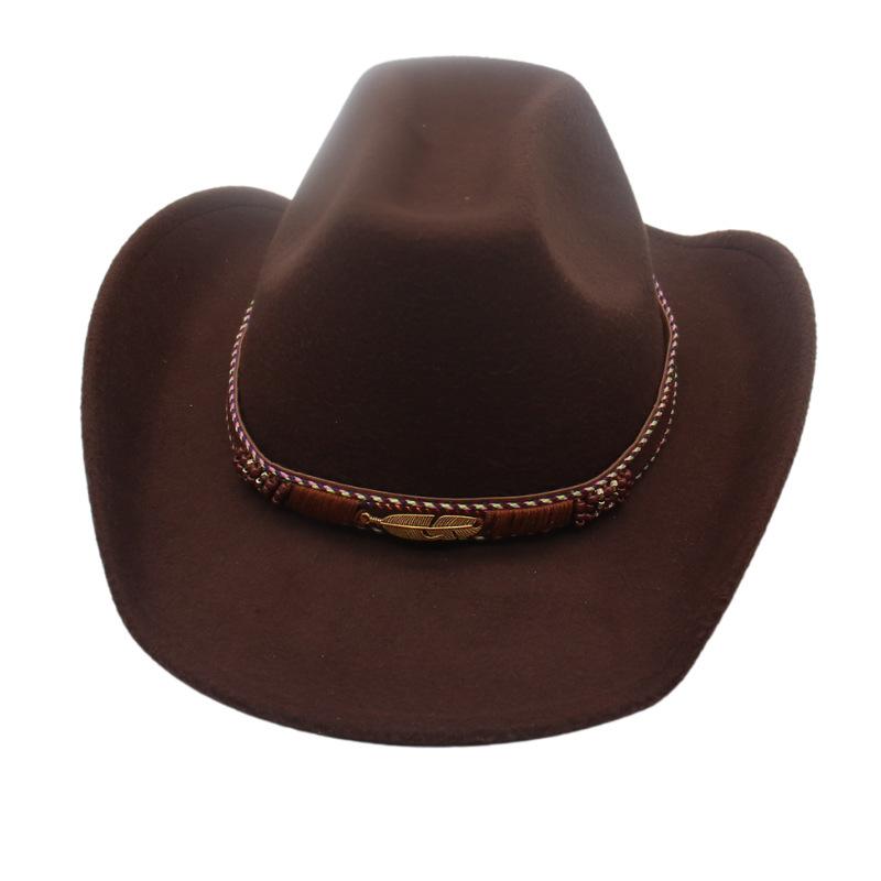 Vier Jahreszeiten Herren- und Damen Premium Zylinder Ethnisch Britischer Stil Western Cowboyhut