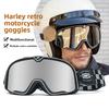100% Motorradbrille Fahrbrille Retro Harley Brille Abnehmbar Winddicht Sand Anti-UV