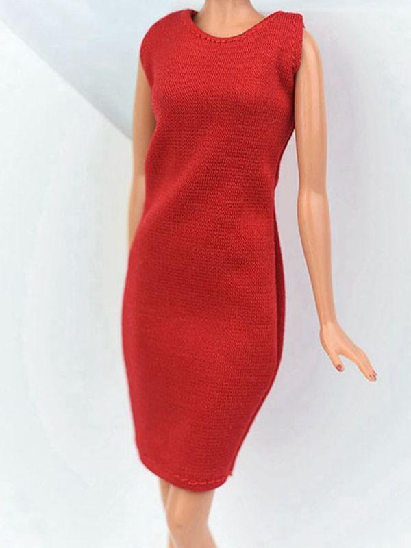 

Красное 1:6 Модное платье для куклы Барби Одежда Вечерние платья Vestido Джемпер Юбка для куклы Барби Наряды 1/6 Кукольные аксессуары красный