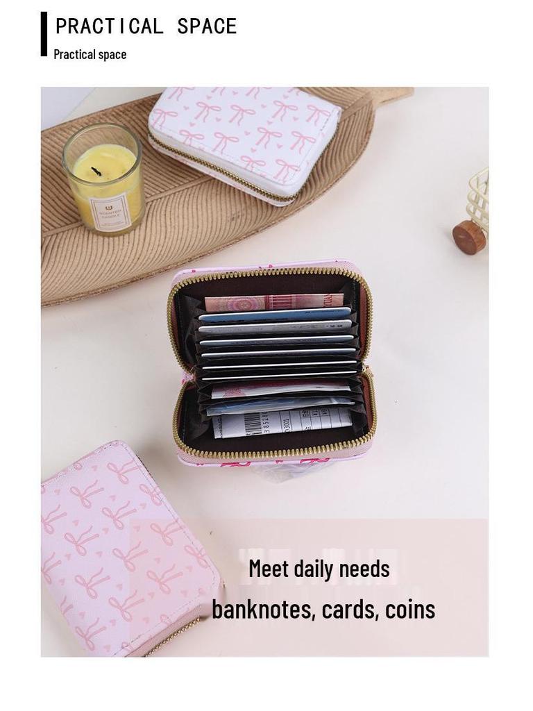 Women's Bow Mini Cross-Border Cartoon Coin Purse with Multiple Card Slots