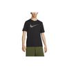 T Shirts Men's Black Crew Neck Moderate Straight Fit DR7562-010