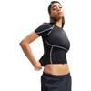 Under Armour Short Sleeve Crew Neck Logo T-Shirt Women Tops 6015368-008