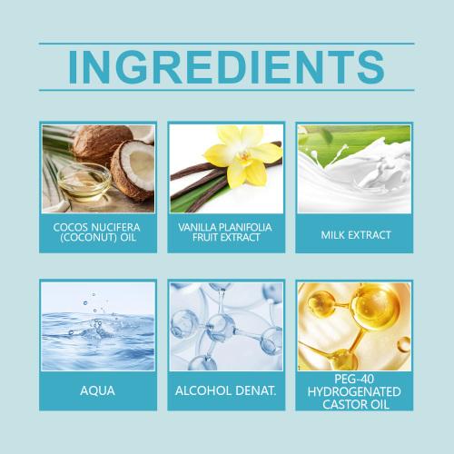 Roxelis Coconut Daily Natural Fragrance Light Long-Lasting Gentle Scent  Body And Hair Spray
