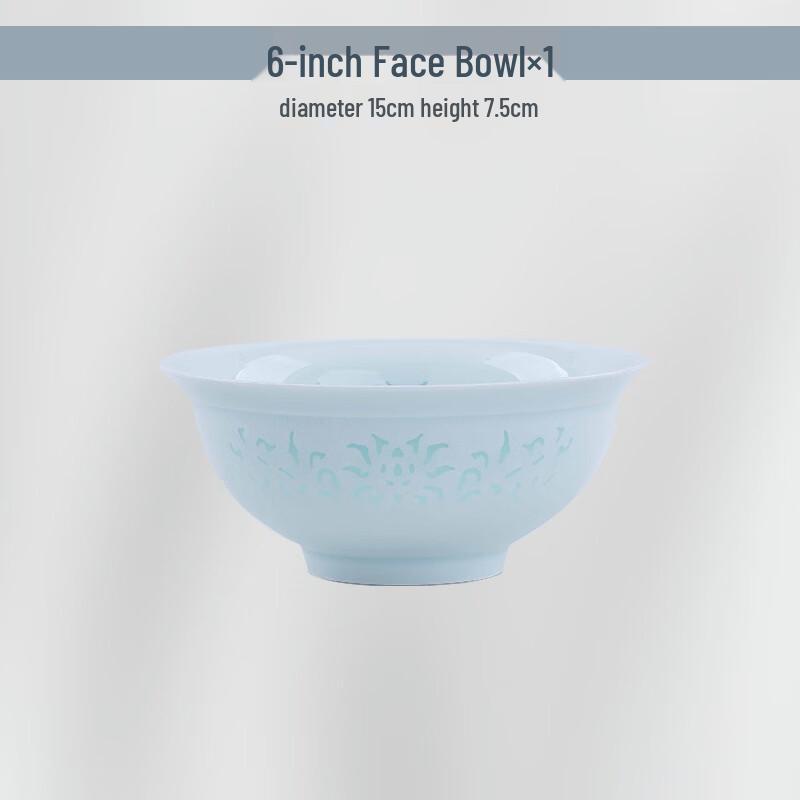 Jingdezhen Underglaze Celadon Linglong Noodle Bowl