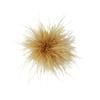 Handcrafted Natural Feather Flower Brooch, Full Radiating Design Badge with Pin Back and Hair Clip for Outfit Styling