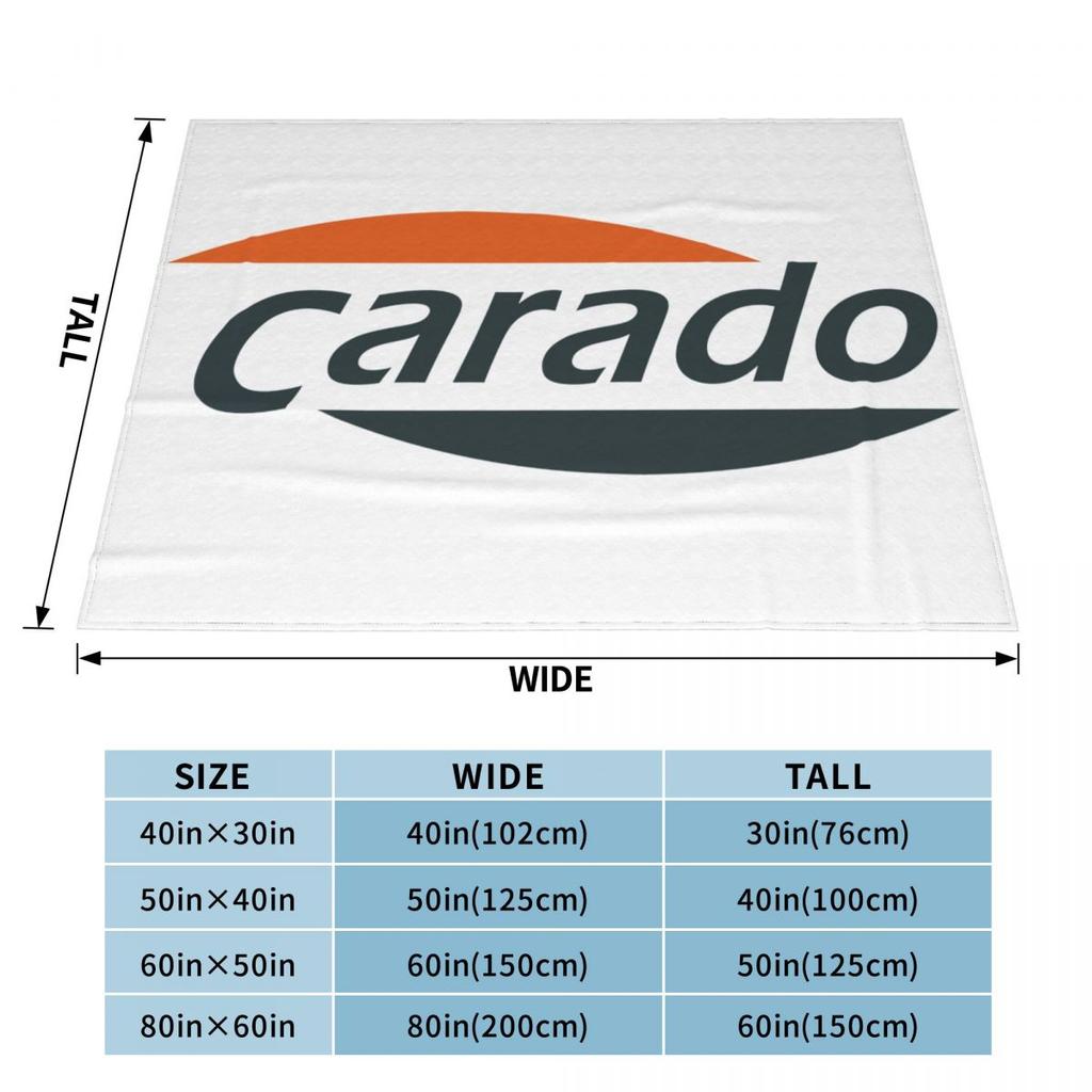 Carado Logo Blanket Soft Warm Flannel Throw Blanket Cover for Bed Living room Picnic Travel Home Couch