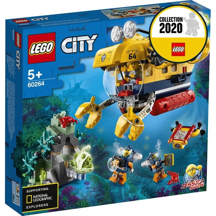 LEGO City Ocean Exploration Deep Sea Submarine Diving Adventure 60264, Multicolor