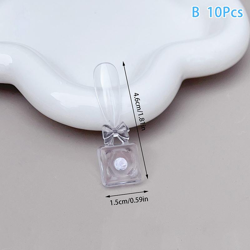 10/20Pcs Magnetic Bowknot False Nail Tip Display Clear Natural Color Card Polish Gel Stand Board Nail Palette Nail Glue Practice