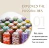 18-Strand Variegated Yarn Bracelet Weaving Cord – Gradient Dragon Scale Koi Thread DIY Material