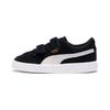 PUMA 2 Straps Low top Skateboard Shoes Black White Children Aged 3 7 Years Old 359595-01