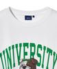 YALE University Dan Short Sleeve T-Shirt White/Green