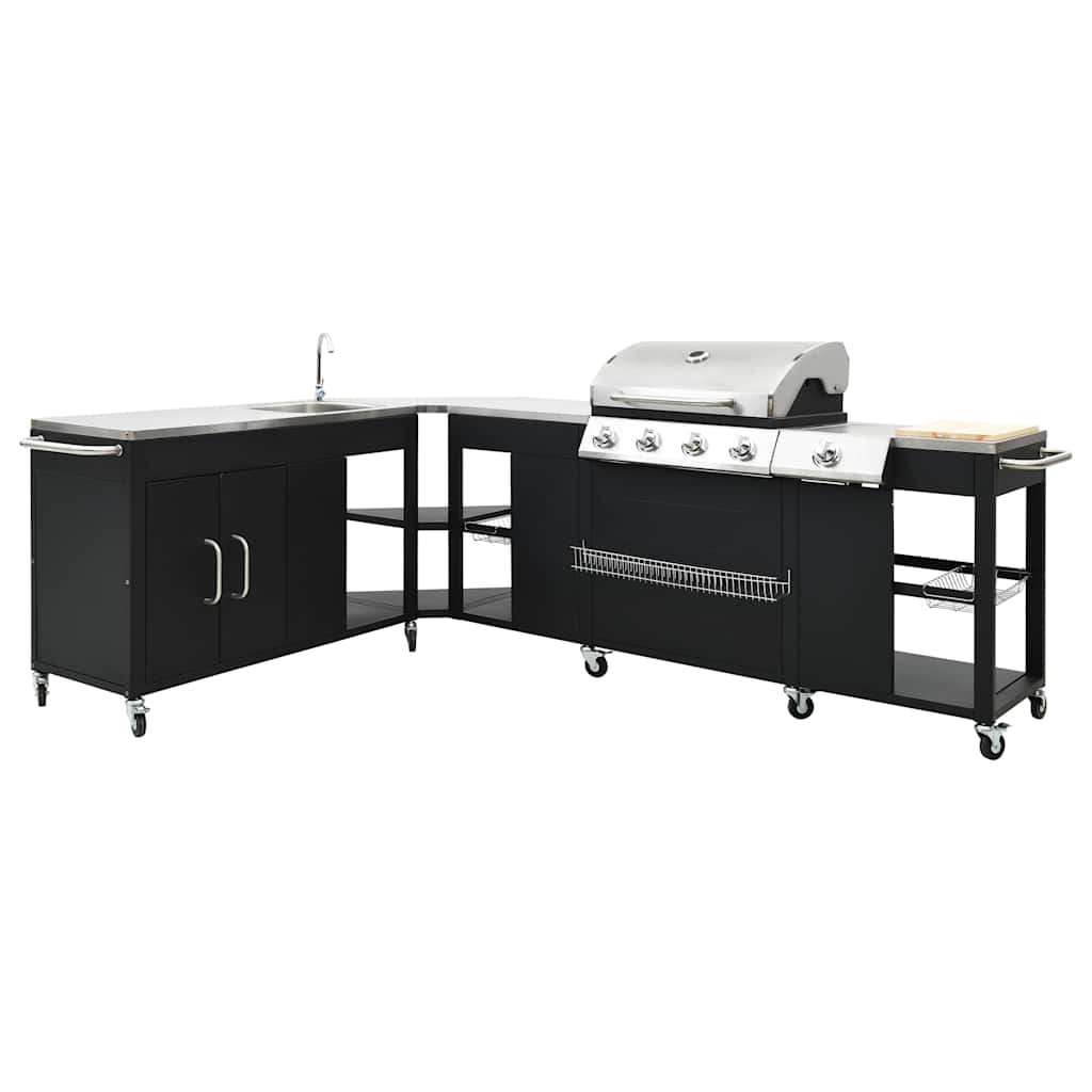 Gasgrill Set 4+1 HOEK DE & AT Modell