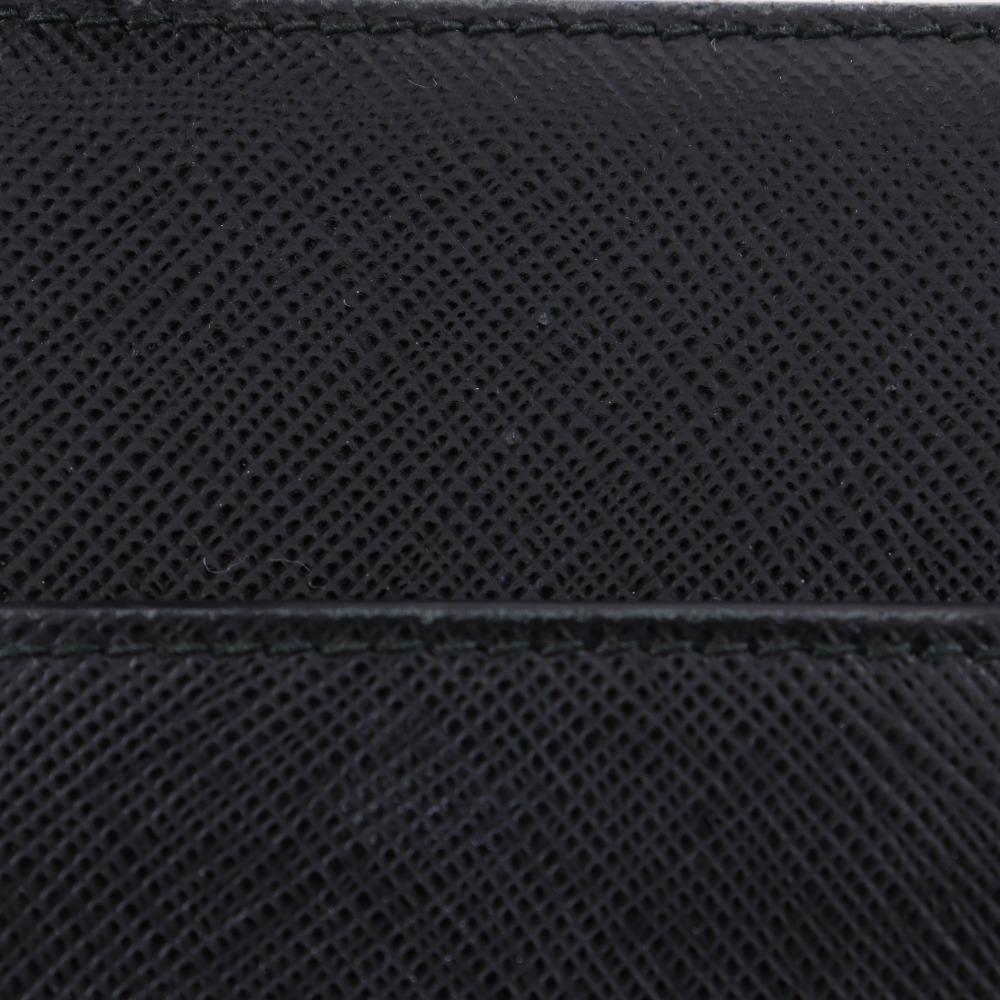 Prada Mini Shoulder Shoulder Bag Black Safiano Unisex Used