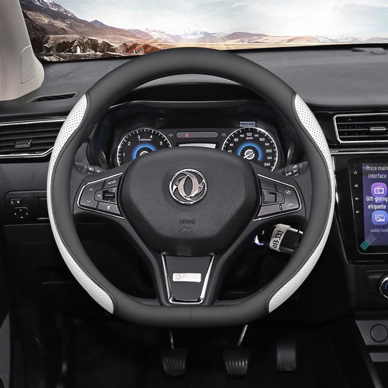 

Универсальная нескользящая легкая оплетка на руль для Dongfeng Fengguang 500/S560/580/ix5 - Четыре сезона 38 cm
