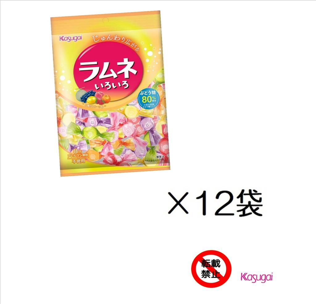 Kasugai Seika N Ramune Variety 80g X 12 Bags