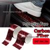 5m Glossy Gold Floral Carbon Fiber Car Sticker for Door Sill and Rearview Mirror (5cmx5m)