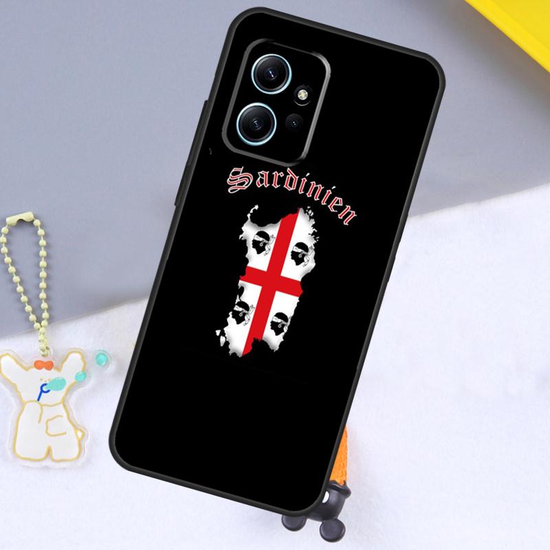 

Flag of Sardinia Case For Xiaomi Redmi Note 13 9 10 11 12 14 15 Pro Plus Cover For Redmi 15 C 14C 10C 12C 13C Redmi 12C