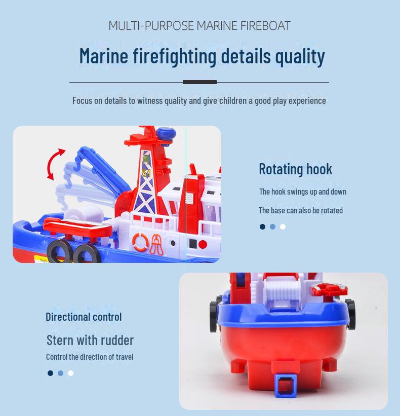 Kids' Electric Pirate Ship Water Gun Toy - Light-Up Bath Time Fun