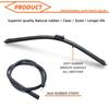 3PCS Car Wiper for Changan Chana CS95 2017-2023 Front Rear Windshield
