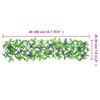 Climbing Grid with Artificial Ivy 5 pcs Extendable 180 x 20 cm