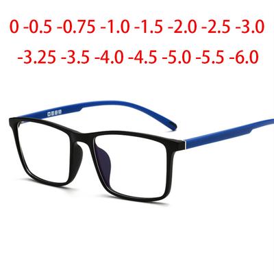 0 -0.5 -0.75 -1.0 Fino a -6.0 Gradi Negativi Occhiali da Vista Rettangolari Grandi Graduati Donna Uomo Ultraleggeri Business Computer Lenti Ottiche