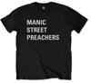 Manic Street Preachers Block Logo Offizielles Herren T-Shirt