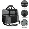 Bowling Ball Bag for Double Balls, Bowling Ball Tote Bag with for Extra Storage Pockets for Bowling Shoes & for Extra Es
