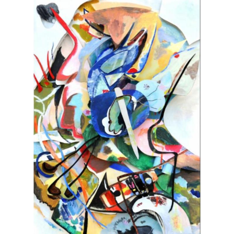 Wassily Kandinsky Abstraktní Umění na plátně Obrazy Plakáty a grafiky Reprodukce slavných uměleckých děl Nástěnné obrazy Domácí dekorace