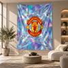 Tapisserie Décorative, Art Mural Imprimé Manchester United, Accrochage Mural Léger Pour Fond de Chambre