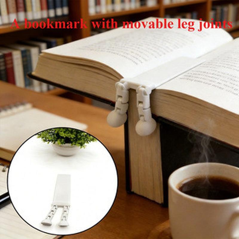 Generic 3D Printed Articulated Leg Bookmark Fun Office Cultural Gift Collectible Stationery For Book Lovers And Office Workers