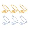 6Pcs Hat Storage Racks Scarf Bag Organizer Strong Load-bearing Easy To Install Space-Saving Baseball Cap Hanger
