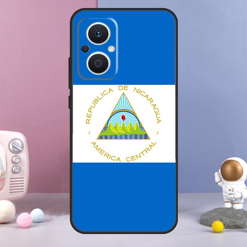 Nicaragua Flag Funda For OPPO Reno 8 Lite 11F 12F 13F 14F 10 11 12 13 14 Pro OPPO Find X9 X5 X6 X8 Pro Case
