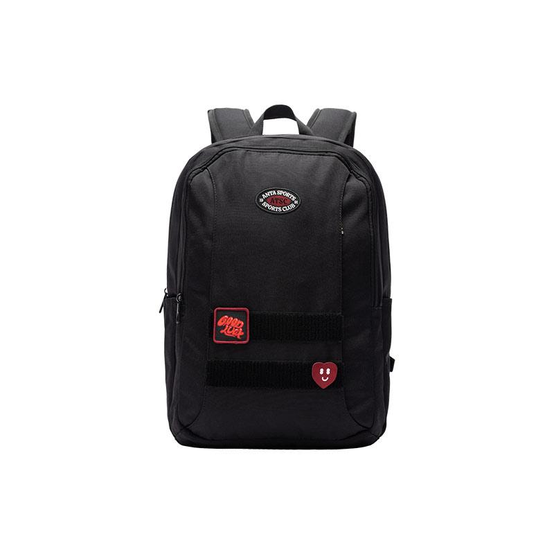 New Anta Life Collection Fabric Backpack Regular Unisex Basic Black 192518152-1