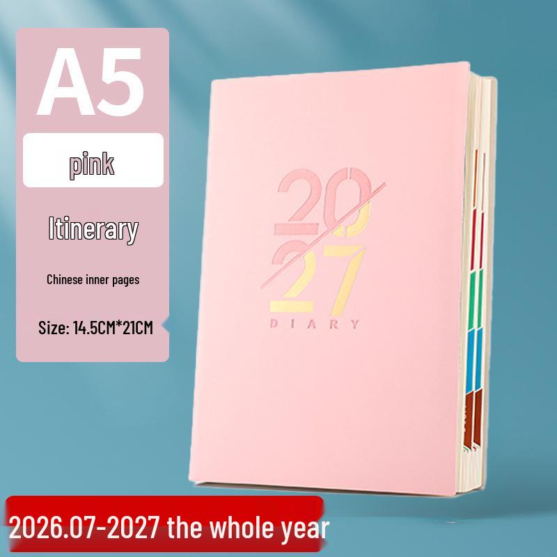 Agendă A5 Anul Oii 2027: Jurnal Zilnic de Birou 365 de Zile