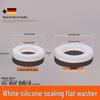 Black Rubber Silicone Waterproof Gasket Seal Washer for Water Heater & Shower - Nitrile Thickened, 4-6 Minutes