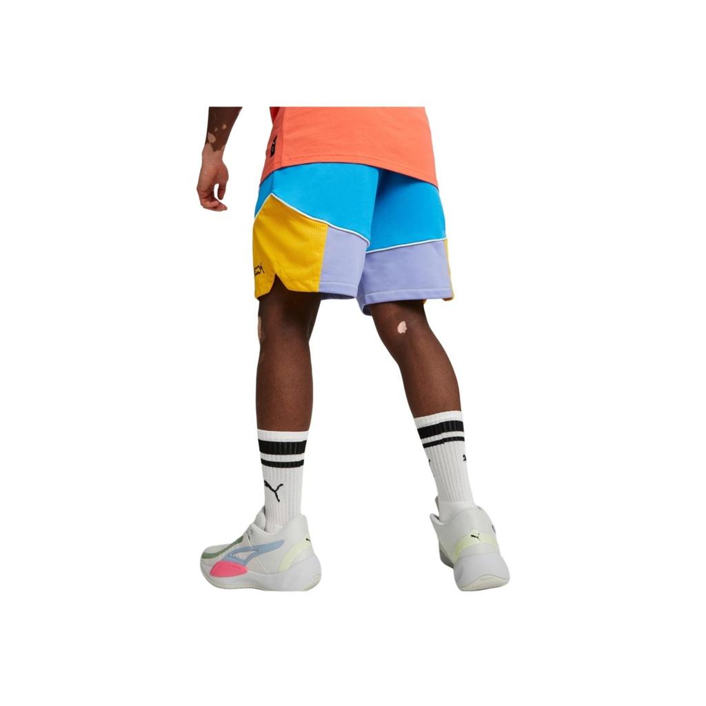 Puma Comfortable Fashionable Versatile Casual Shorts Unisex Shorts Color-Block 536128-02
