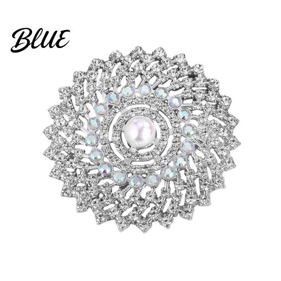 Brooch Pin Sunflower for Women Rhinestones Inlaid Badge Decorative Collar