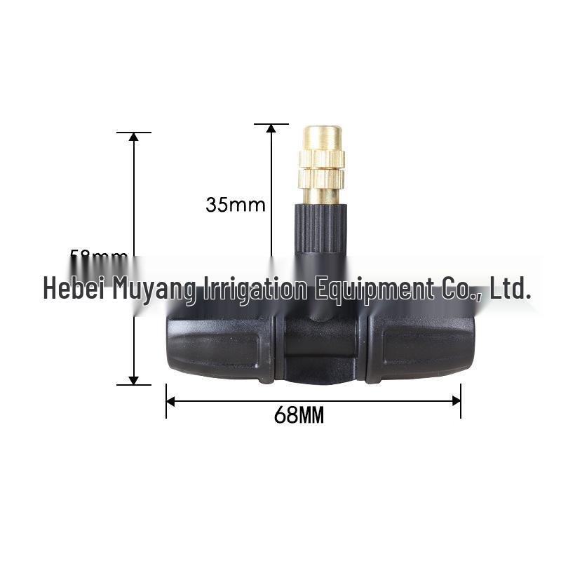 Three-Way Copper Atomizing Nozzle for Garden Irrigation