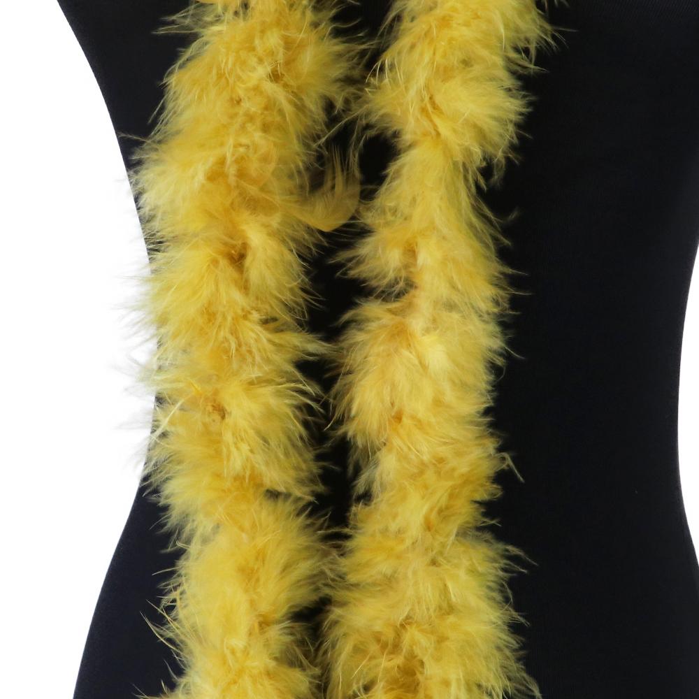 2 Meter Natürliches Truthahnfedern Boa 11g für DIY Bastel Schal Tuch Dekoration Flauschiges Federboa Nähen Kostüm Kleid Weihnachtsbaum Dekoration