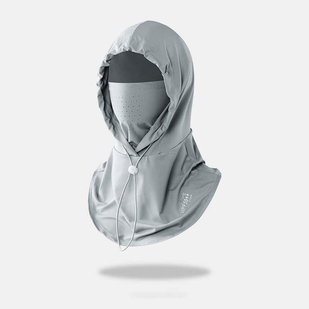 Ice Silk Anti-UV Balaclava Hat Breathable UV Protection Mask Sunscreen Hat With Mask Shawl Travel