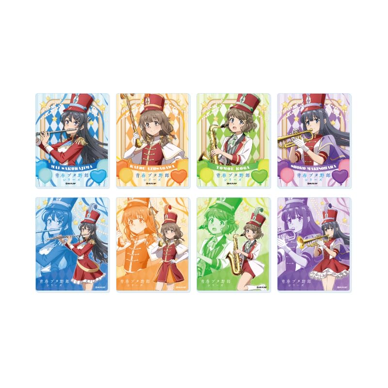 

Rascal Does Not Dream of Bunny Girl Senpai Series 01 Marching Band ver. [Original Illustration] Acrylic Card Complete Set (Box of 8)