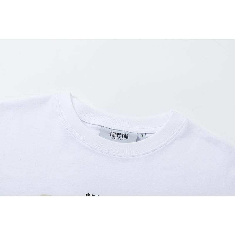 665 Trapstar London 2026 Summer New High Quality Cotton Round Neck Loose Large Size Women's T-shirt