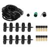 10m Irrigation Atomizing Kit Adjustable Copper Nozzle 8 11 Hose Set for Garden Greenhouse
