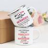 Beste Krankenschwester Französisch Bedruckte Emaille Tassen Kaffeebecher Trinken Wein Saft Tasse Dessert Kakao Milch Henkeltasse Bestes Geschenk für Infirmiere